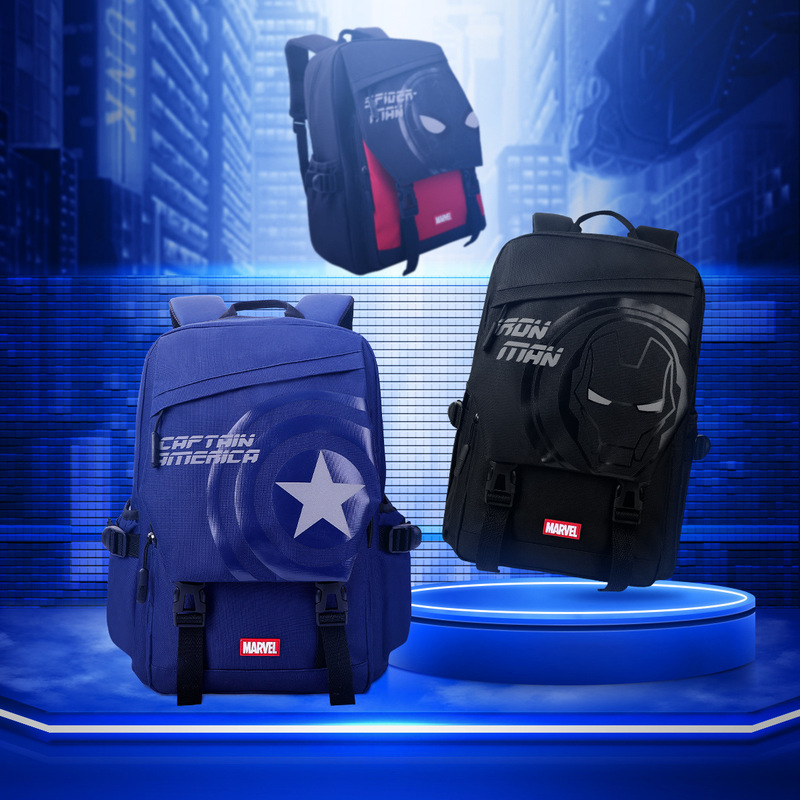 Disney Marvel Backpack Casual Travel Backpack Commuting Computer Bag Fashionable Lightweight Student School Bag Disney Marvel Backpack Casual Travel Backpack Commuting Computer Bag Fashionable Lightweight Student School Bag