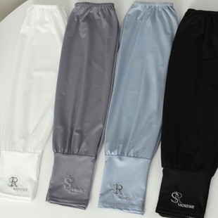 Sun Protection Ice Silk Sleeves for Men, Plus Fat, Dirt-Resistant, Sun Protection, Loose Version, Uv Protection