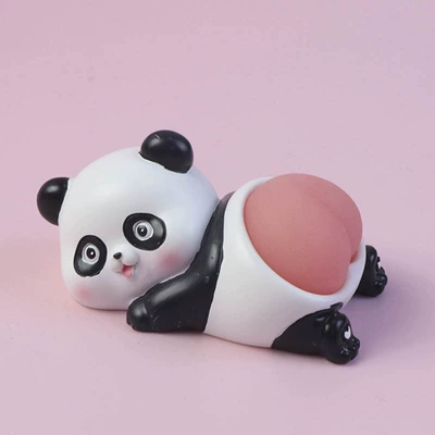 Creative Pinch Soft Butt Car Desktop Decorative Decoration Gift Cute Q Butter Office Decompression Toy (Car ornaments) - a-panda