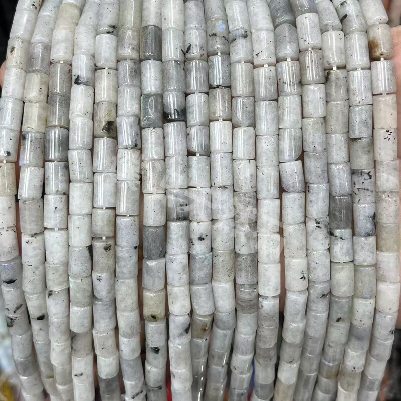 5*8天然石水晶玛瑙圆柱管珠散珠饰品手作diy配件半成品服装辅料|undefined