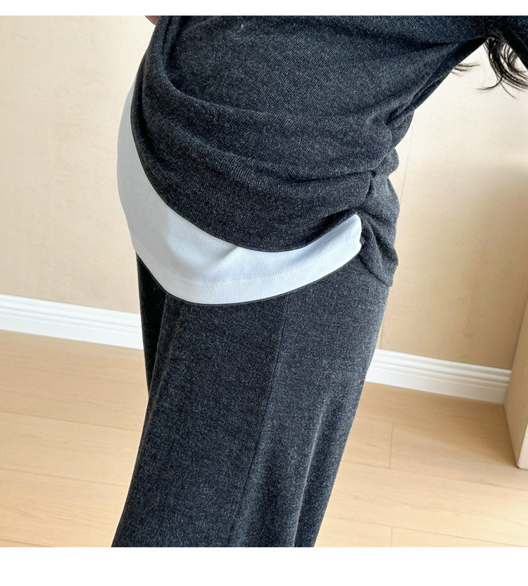 假?件上衣?腿?外穿??孕?套?