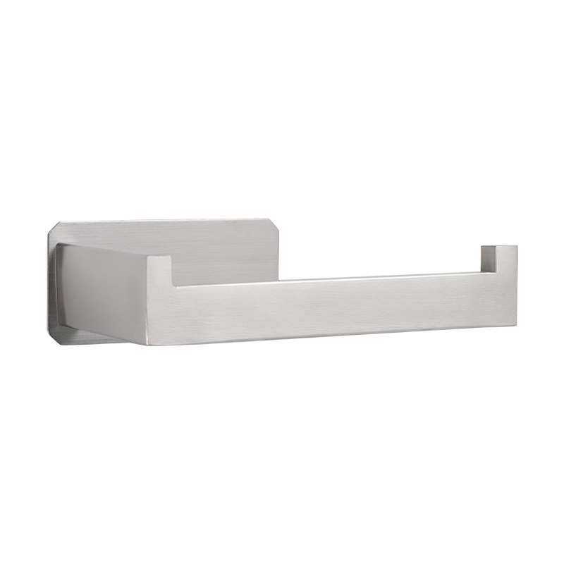Baño cocina pared de papel de mano almacenamiento estante de acero inoxidable transfronterizo sin clavos sin perforación estante de toallas de papel