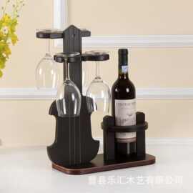 木质新款台面酒架小型木制酒瓶架适用于橱柜桌面通用置物架