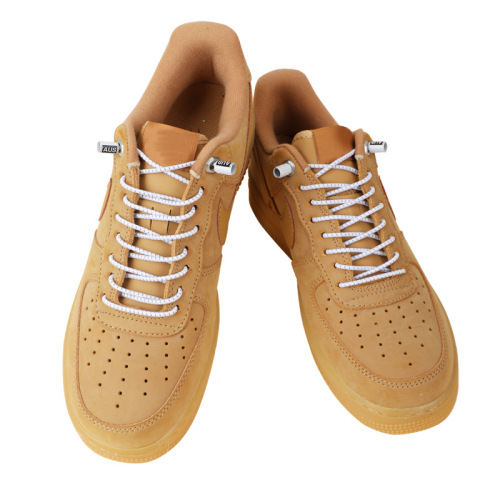 Reflex Round Elastic Belt Tail Cord Shoe Laces Accessory Lazy No-Tie Shoelace Fastener AUS Alloy Clip