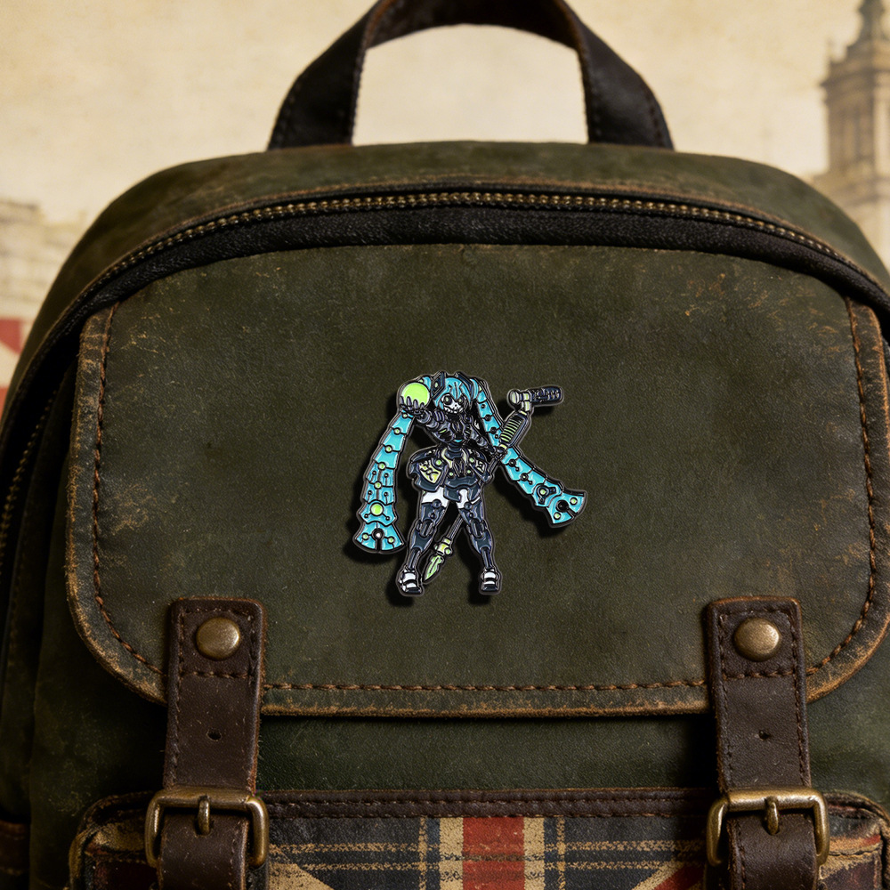 Hatsune Miku series metal brooch cartoon anime peripheral backpack accessory 2026 new enamel badge