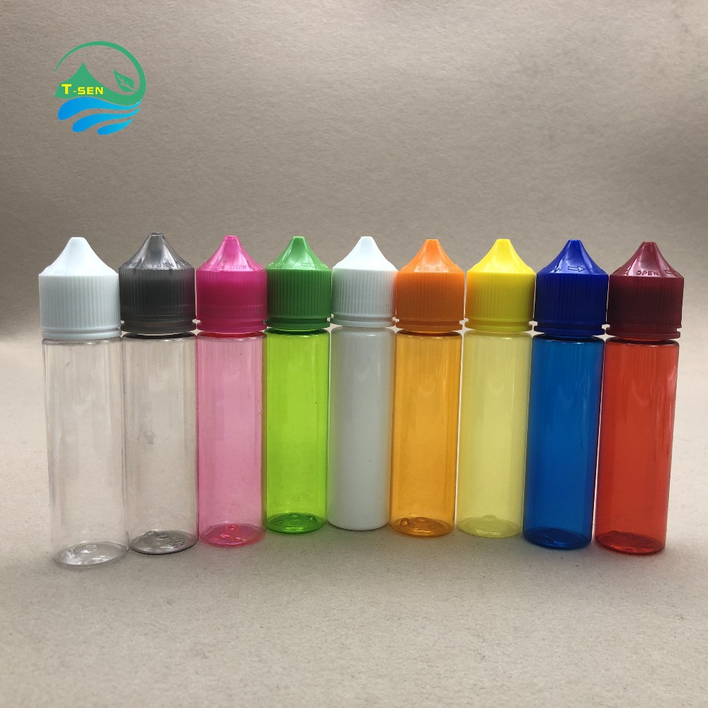 厂家 彩色60ml细杆大猩猩油瓶PET塑料瓶 V3防盗压旋盖注油瓶