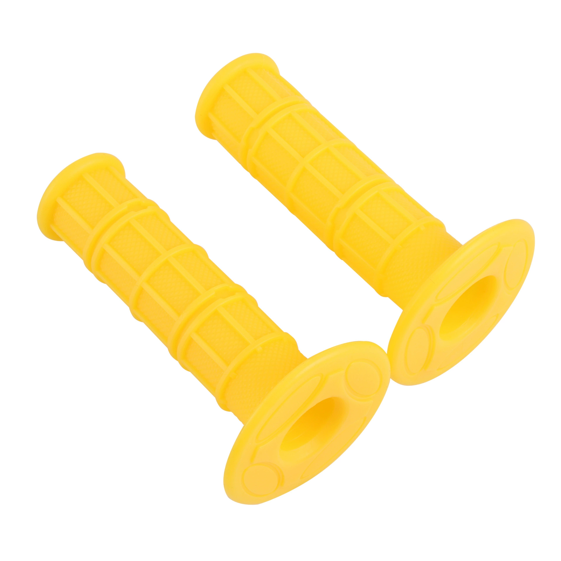 Желтый узор на половину лица 24 мм - ручка PITBIKE / большой внедорожник / квадроцикл / мотоцикл Функция: мягкий