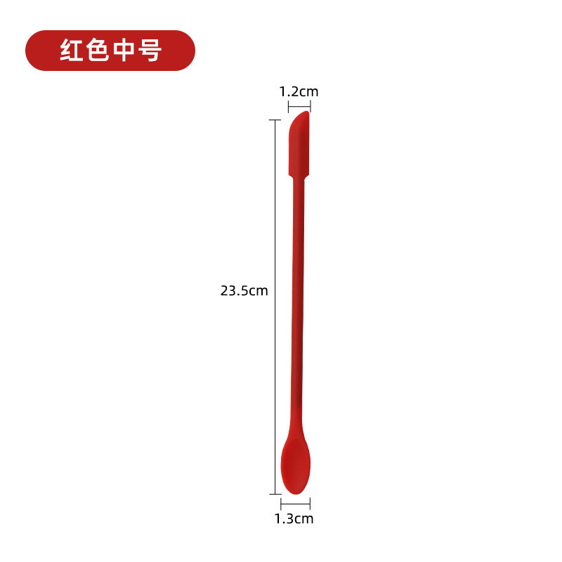 爆款食品级硅胶迷你硅胶刮刀果酱刮勺粉底液化妆品瓶刮刀三件套装|undefined