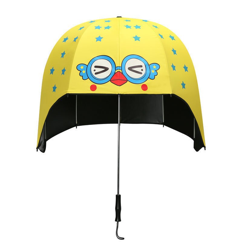 Guan Xiaotong and Fan Chengcheng's Same Style Helmet Umbrella Sun Protection Hat Umbrella Ins Adult Student Parasol Umbrella Transparent Guan Xiaotong and Fan Chengcheng's Same Style Helmet Umbrella Sun Protection Hat Umbrella Ins Adult Student Parasol Umbrella Transparent