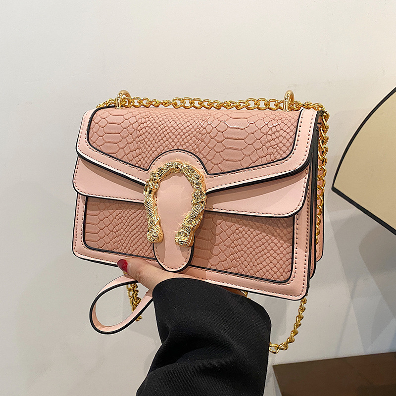 2023 neue Mode frauen Kette Eine Schulter Umhängetasche Kleine Quadratische Tasche Taschen_voghion.com