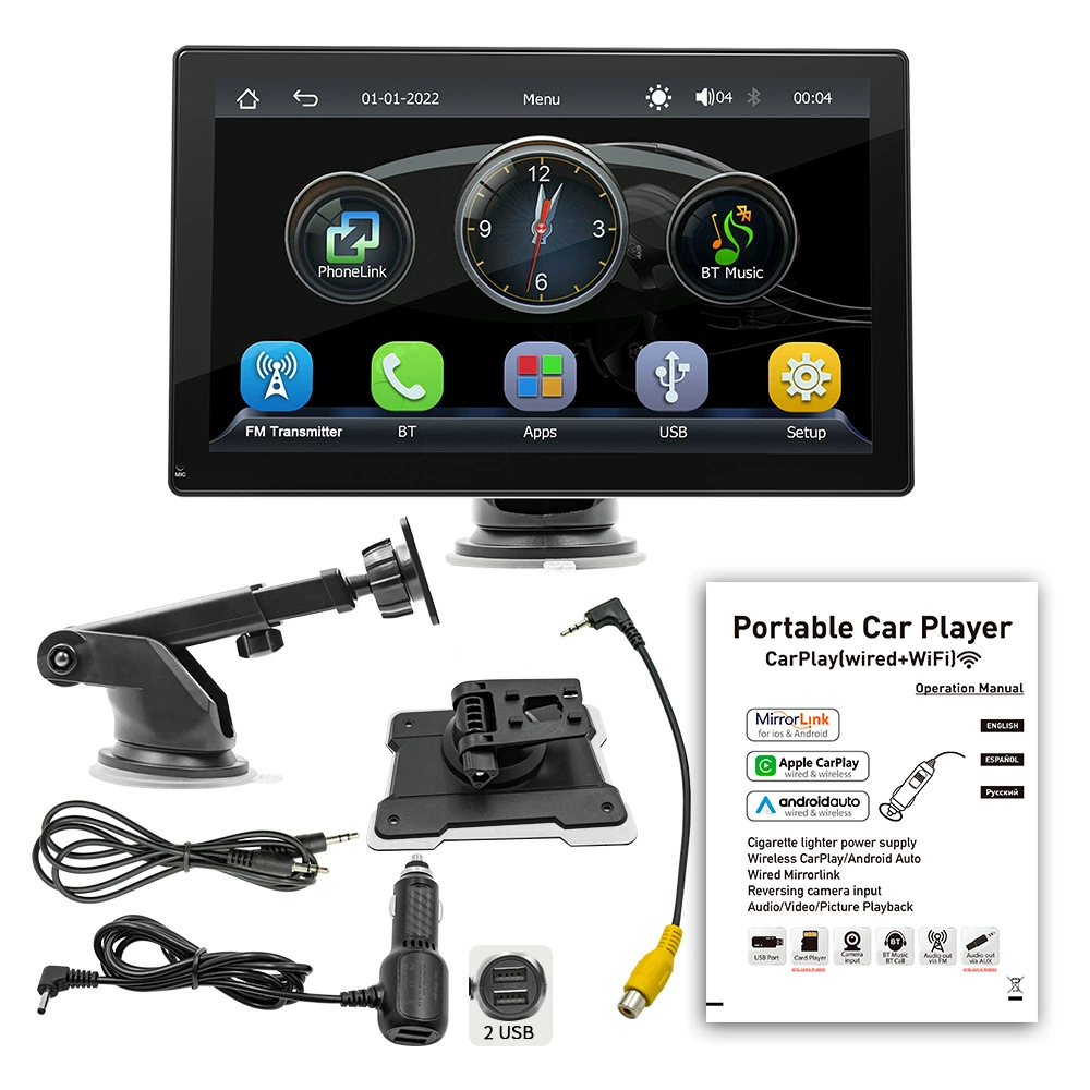 Wireless smart screen for navigator, 9 inch, MP5, bluetooth, (Physicals)