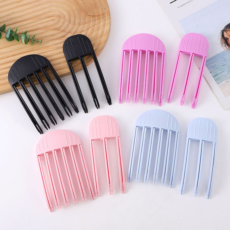 頭頂部フラットインビジブルヘアパッド、黒いスポンジ、毛根、頭頂部ふわふわ加工品、シンプルな気質ヘアパッドコーム卸売|undefined