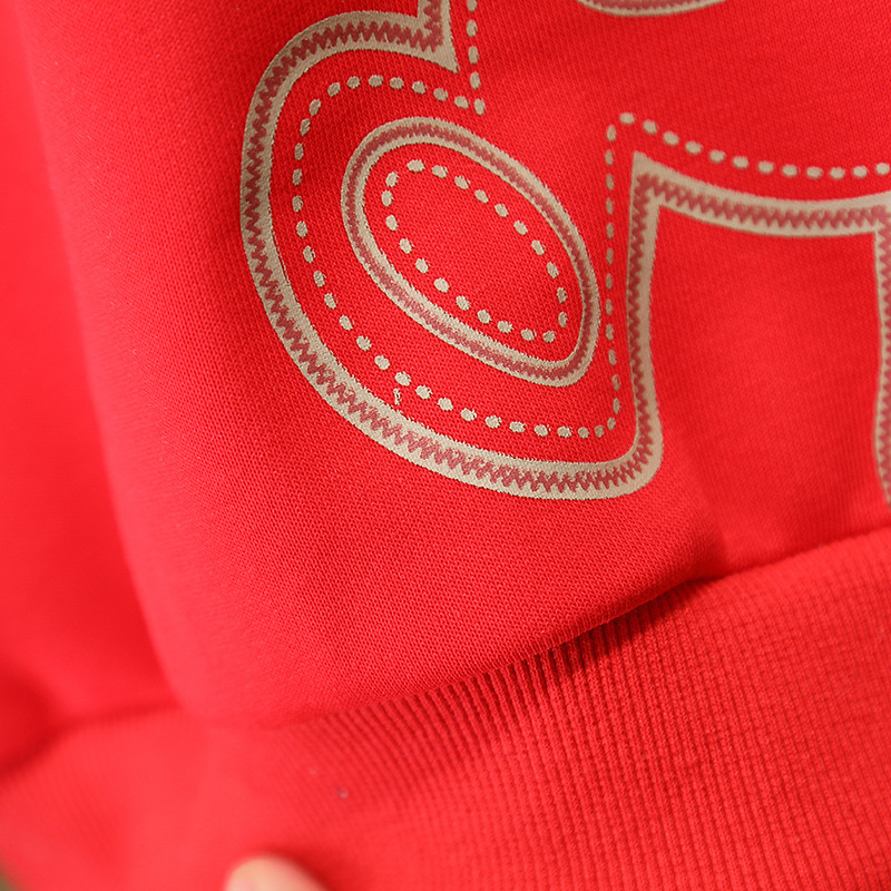 7767 traje de suéter rojo para niños 2025 nuevo estilo primavera y otoño casual de dos piezas ropa de primavera de moda para niños