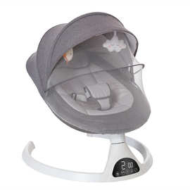 跨境专供婴儿电动摇椅智能婴儿床仿生多功能触控蓝牙遥控摇床秋千