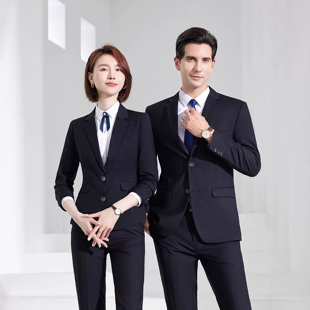 房地产西服套装男士职业正装大学生职场面试工装制服商务西装定制