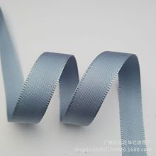 纯尼龙织带厂家 1寸真尼龙锁边织带加密浅灰蓝 2.5CM尼龙锁边包带