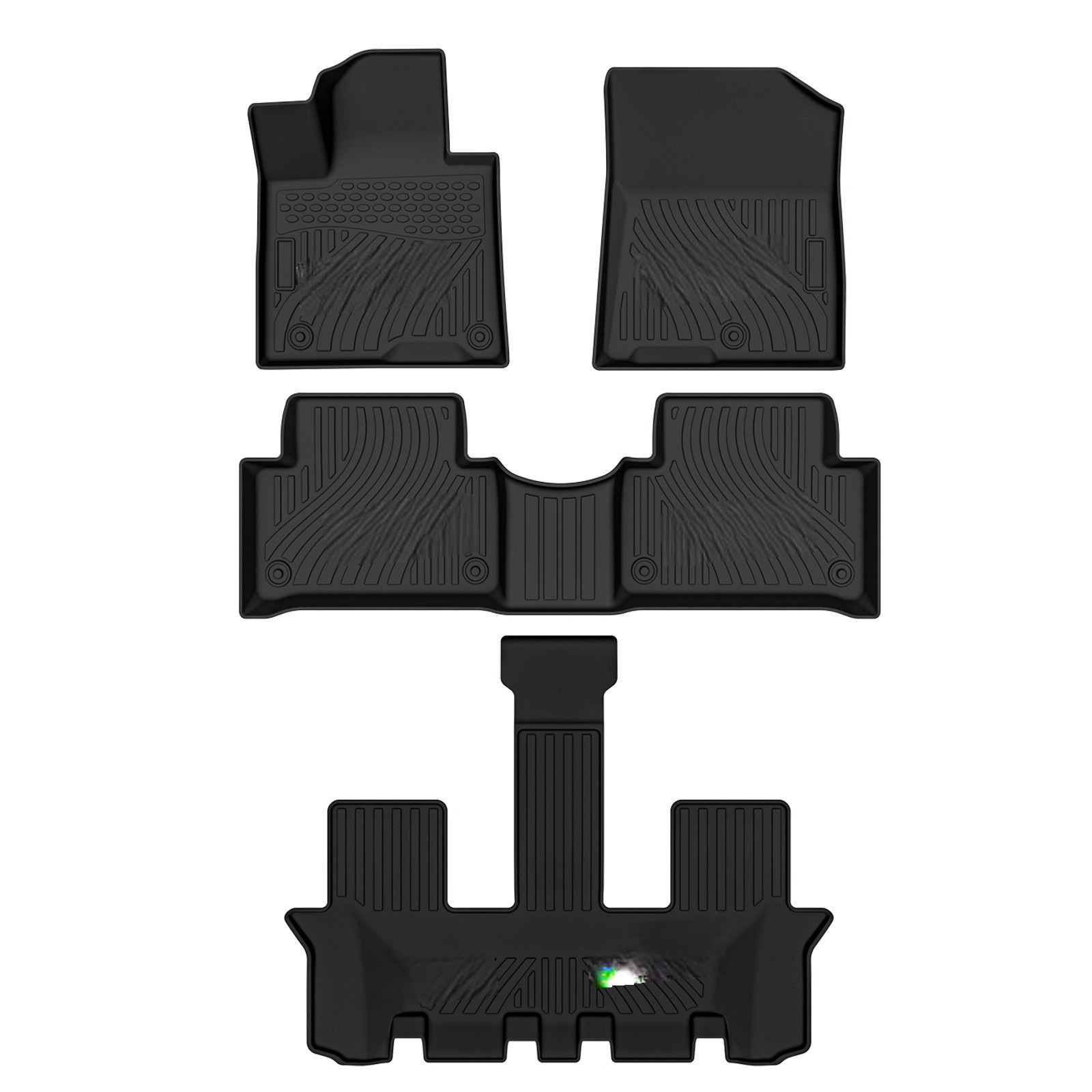 Specialized Kia Sorento 6-Seater 7-Seater Mq4 Car Floor Mats Tpe Rubber Waterproof Carpet Trunk Mat