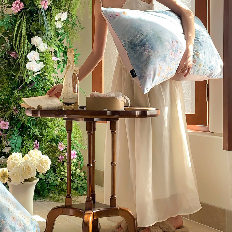 Parure de couette en coton satiné linge de lit doux et confortable_voghion.com