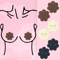 热销花形带乳钉乳贴时尚派对潮流配饰单品防走光美观一次性胸贴