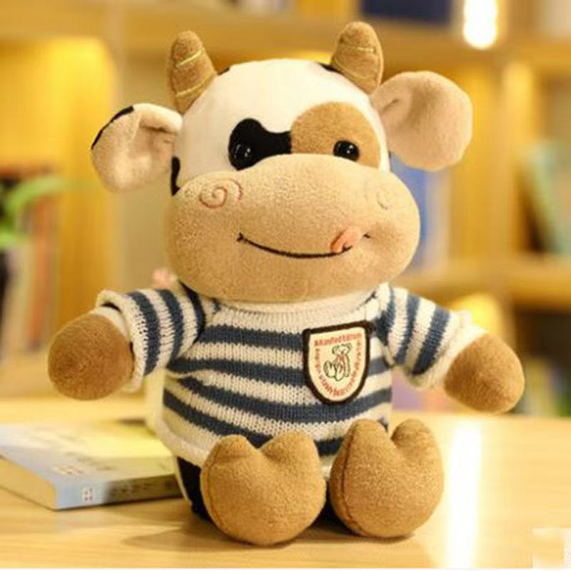Cow [blue striped sweater style]