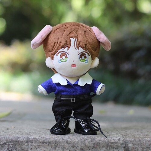 20厘米明星娃衣乐华12周年无感演出套装棉花娃娃换装娃衣明星同款