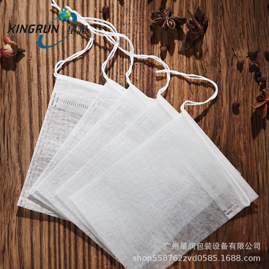 DIY 可降解抽线咖啡过滤袋 玉米纤维茶包袋泡茶袋茶叶滤泡过滤袋