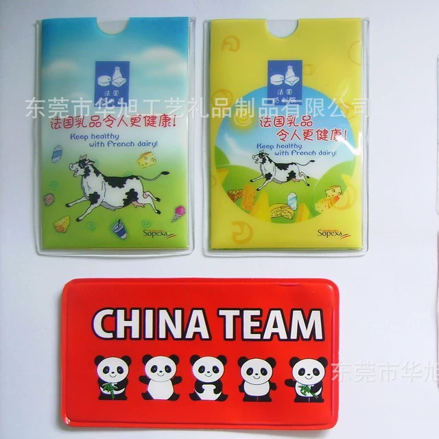 Card holder PVC from soft rubber, matte rubber sleeve