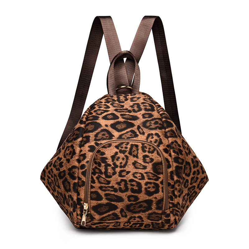 Marrón estampado de leopardo