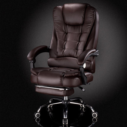 Silla de la computadora hogar masaje reposapiés elevación silla giratoria silla ejecutiva Silla de conferencia jefe silla de oficina