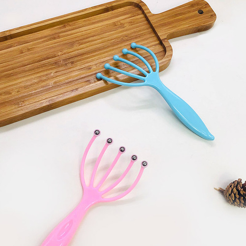 Head massage claw, head massager, five-claw scalp massager, head-grabbing artifact, head-pressing claw, octopus
