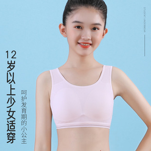 Senior high school developmental girls bra beautiful back junior high school students underwear no steel ring girls' underwear vest tube top