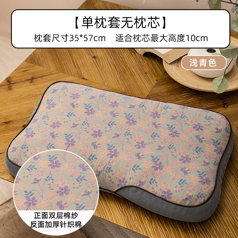 蘭馨全そば皮頚椎枕成人睡眠専用首保護枕シングルそば殻助睡眠硬枕|undefined