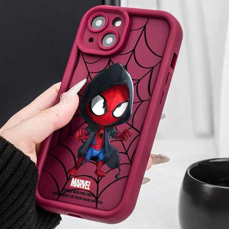 Funda para teléfono iphone16pro para pareja Apple 15 anti-caída 14 dibujos animados 13promax nuevo 12x Europa y América