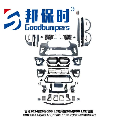 X6M body kit bumper is Big Surrounded
