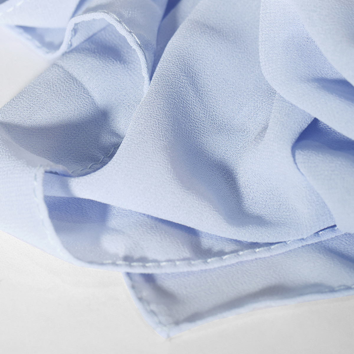 Solid color pearl chiffon bubble scarf women's long scarf windproof and sandproof scarf headscarf universal for all seasons_voghion.com