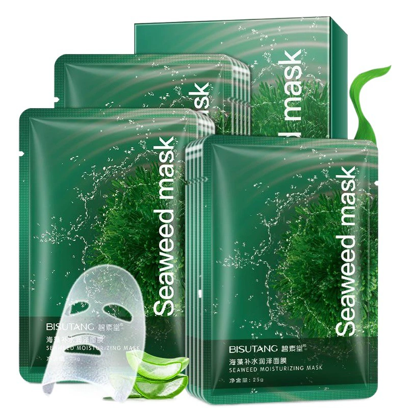 Увлажняющая маска-патч Bisutang с морскими водорослями для лица, питательные средства для ухода за кожей