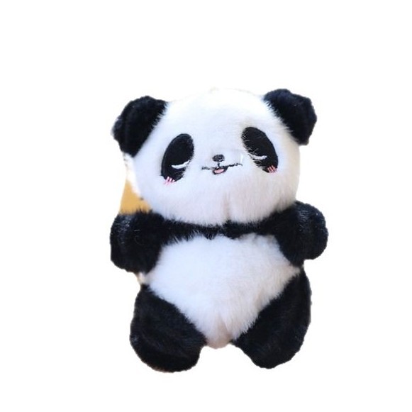 Celebridades de Internet lindo tesoro nacional lindo panda gigante colgante peluche muñeca panda pequeño bolso panda colgante llavero muñeca