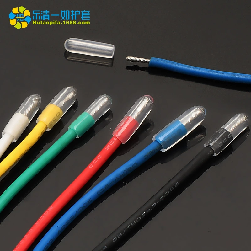 Как в наличии поставка различных спецификаций электронного Провода Крышка Прозрачная мягкая резиновая втулка резьба защитный рукав прозрачная резиновая головка