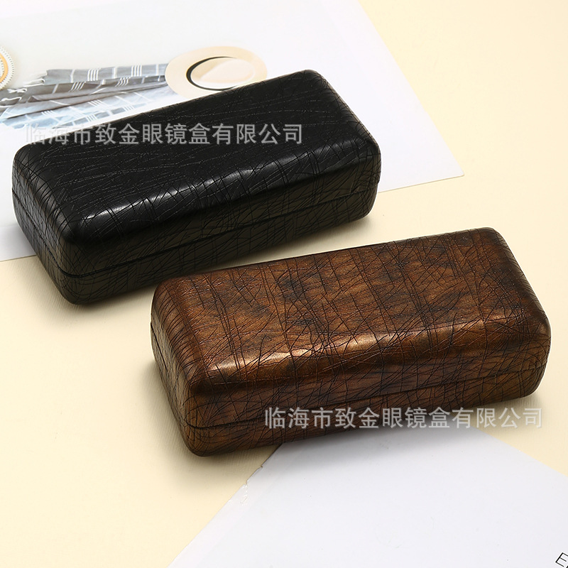 Wholesale Factory Brand Sun Mirror Box with Dead Branch Pattern, Retro Aviator Sunglasses Case, Simple Creative Anti-Pressure Large Size Mirror