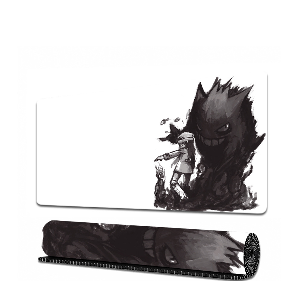 Baby digital Geng Ghost teclado de computadora animado para niños gran mouse pad teclado de mesa de juego pad