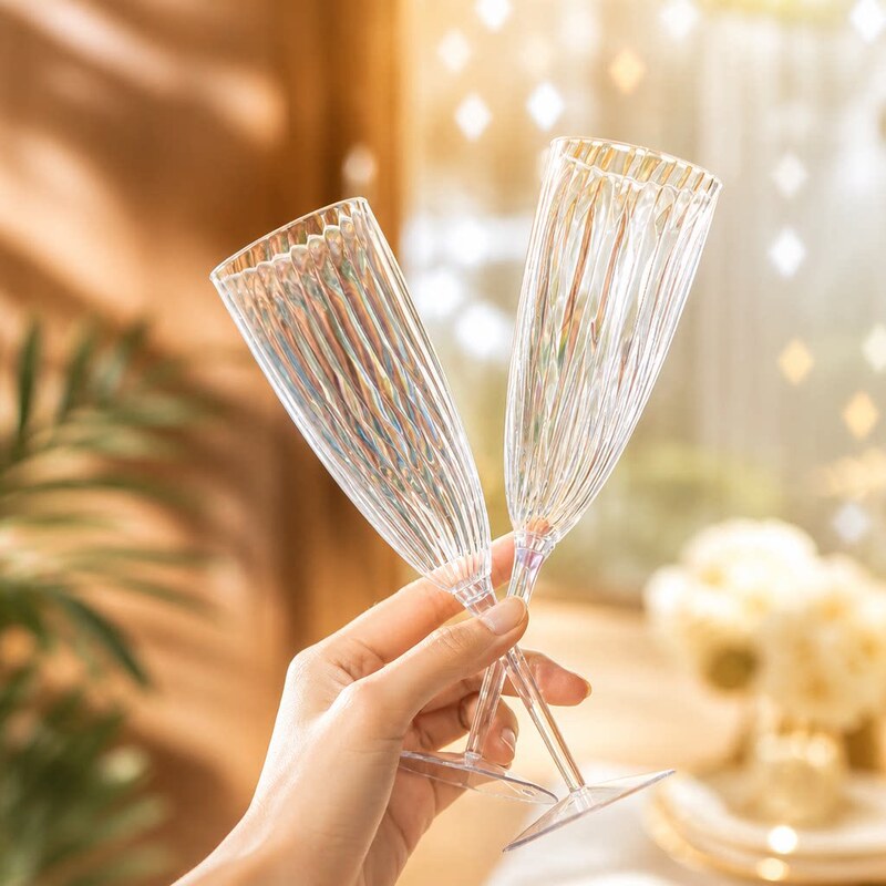Goblet cup for hiking, disposable plastic champagne cup, ice cream cup, cocktail cup, red wine cup, tall dessert cup