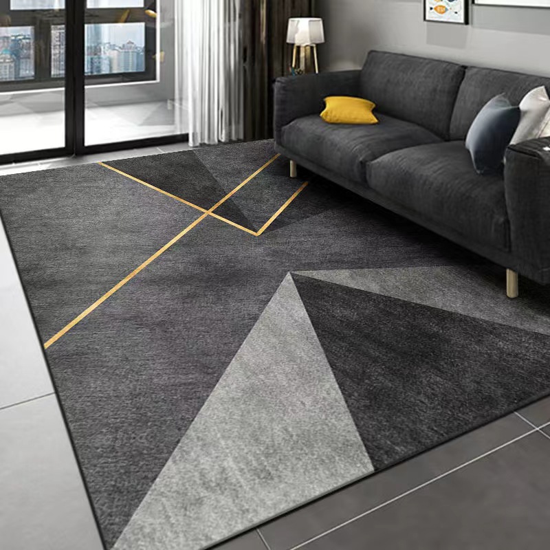 Italiano minimalista cristal terciopelo ins estilo sala de estar alfombra absorbente dormitorio cama manta sala de estar baño piso mat