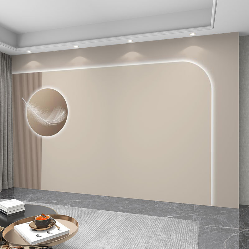墙纸3d立体法式简约轻奢电视背景墙壁纸客厅壁布装饰墙布壁画|undefined