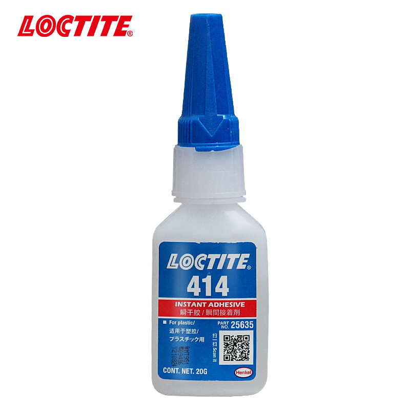 LOCTITE乐泰414瞬干胶高粘度快干胶水金属塑料橡胶中小型零件粘接