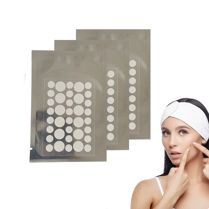 Acne patch transparent hydrocolloid dots, invisible finish, 36 or 180 pcs