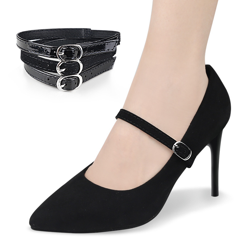 High-heeled shoes invisible adjustable installation-free anti-drop heel fixed elastic strap lazy shoelaces High-heeled shoes invisible adjustable installation-free anti-drop heel fixed elastic strap lazy shoelaces