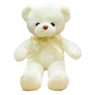 Cute Ribbon Teddy Bear Plush Toy Wholesale Girl Gift Hug Bear Doll Doll Ten Color Bear