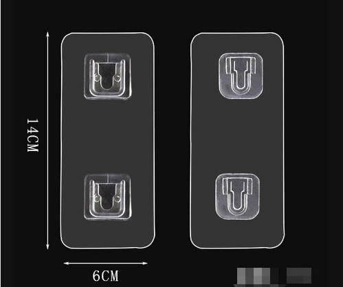 Bathroom Kitchen Waterproof Multifunctional Seamless Slave Buckle Household Wall Hanging Mobile Fixed Buckle Punch-Free Slave Buckle