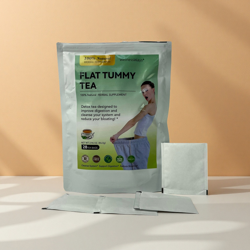 Flat Tummy Tea 100% Natural Herbal Supplement for Weight Loss