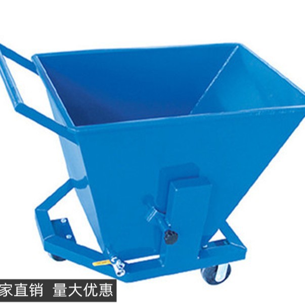 手推搬运铁屑输送小车 机床排屑废料车工业集屑车宁波厂家直销